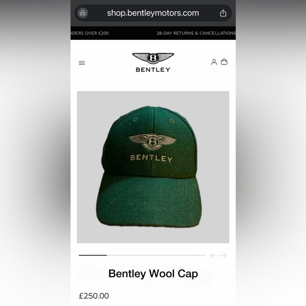 Bentley Green Wool Cap